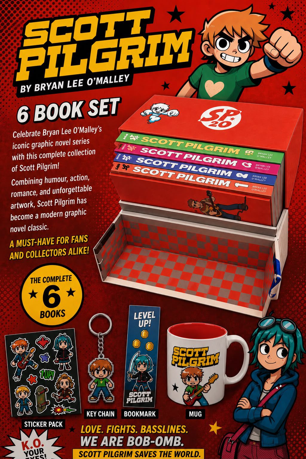 Scott Pilgrim - Bryan Lee O'Malley 6 Book Set