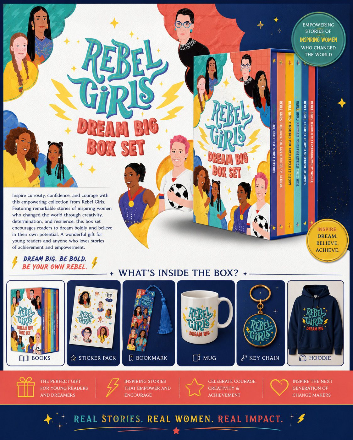 Rebel Girls Dream Big - Book Set